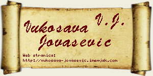 Vukosava Jovašević vizit kartica